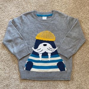 Gymboree Walrus Sweater 2T